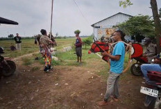 Cara Unik Petani di Bulusari Usir Hama Tikus di Lahan Persawahan dengan Jaran Lumping