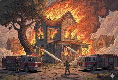 Lupa Matikan Tungku, Rumah Warga Kaliwadas Tegal Terbakar