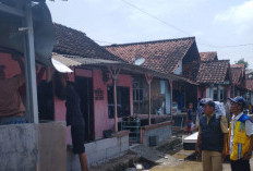 Tindaklanjuti Banjir di Cikeusal Lor-Ketanggungan Brebes, DPSDAPR Tinjau ke Lapangan