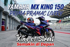 Gila, Nyali Balap Yamaha MX King 150 edisi Prima Pramac livery Bikin Merinding!
