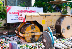Jelang Lebaran 2026, Polres Pemalang Musnahkan Ribuan Miras dan Knalpot Brong