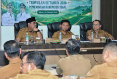 Penyerapan APBD Kabupaten Tegal Baru 61 Persen, Bupati Serukan Percepatan