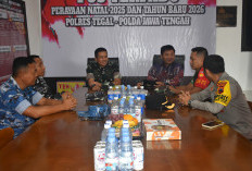 Danrem Turun Gunung Cek Pospam Nataru di Exit Tol Adiwerna Tegal