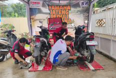 Ringankan Beban Warga Padasari, Yamaha Jateng Gelar Aksi Sosial dan Layanan Servis Gratis