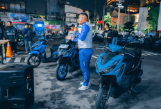 Komunitas Honda Jateng Edukasi Safety Riding Melalui Night Ride All New Honda Vario 125 di Kota Semarang