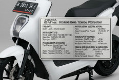 Motor Listrik Honda EM1 Bekas, Cek Banderol dan Kelengkapan Baterai serta Charger