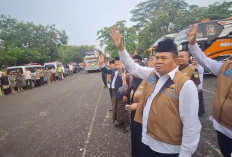 Hadiri Pelepasan Calon Haji, Ketua DPRD Brebes Berharap Bisa Berjalan Lancar