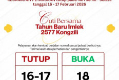 Cuti Bersama Imlek, Kantor Kecamatan Petarukan Pemalang Tutup Layanan 16–17 Februari