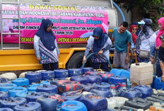 Krisis Air Bersih di Kaki Gunung Slamet, Warga Tamansari Tegal Rela Antre Air Berjam-jam