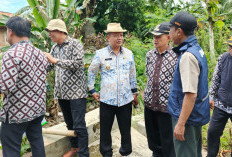 Jembatan Penghubung Dua Desa di Brebes Ditargetkan Rampung Sebelum Lebaran  ‎