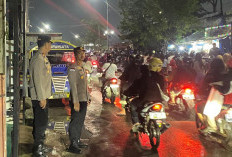 Petugas Gabungan Amankan Malam Tahun Baru di Tegal