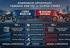 Yamaha XSR 155 vs Suzuki GN160, Duel Motor Klasik Modern!